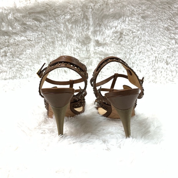 L.A.M.B. Studded Daphine Strappy Heels Size 8 - Picture 5 of 8